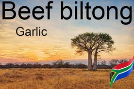 Biltong Knoblauch nach S&uuml;dafrikanischer Art, 250 Gramm