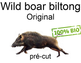 wild zwijn boar biltong voorgesneden