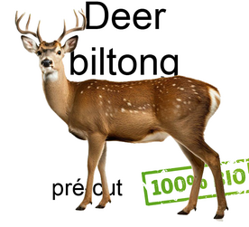 Hirsch biltong 200 Gramm.