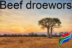 Beef droewors