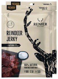 2 x Renjer reindeer jerky natural