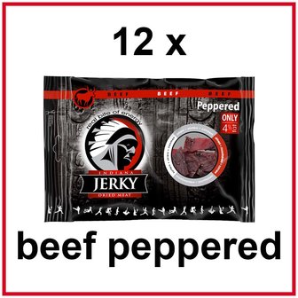 Indiana beef jerky peppered 100 gram