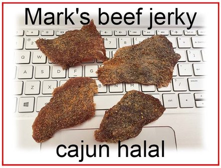 Mark's beef jerky cajun halal