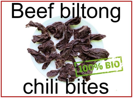 Beef biltong chili bites 200 gram 