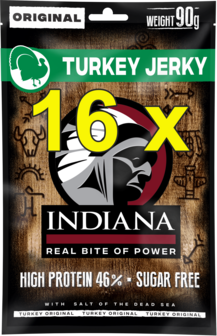 Indiana turkey jerky 90 gram 16 x