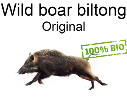 Wild boar biltong Original