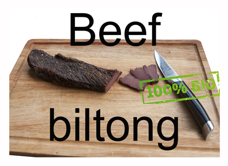 Beef biltong