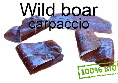 wild zwijn boar carpaccio