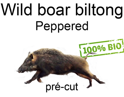 Wild zwijn boar biltong voorgesneden