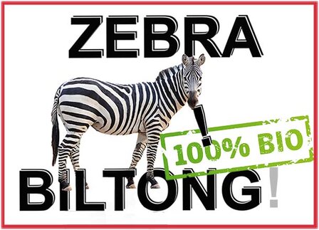 Maso Here zebra biltong 120 gram