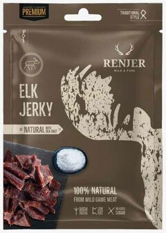 Renjer jerky elk natural 25 gram