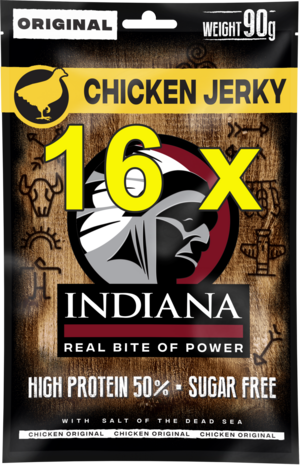 Indiana chicken jerky 90 gram 16 x
