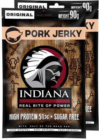 Indiana pork jerky 90 gram 2 x