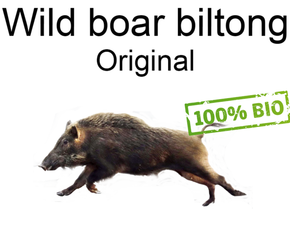 Wild boar biltong Original