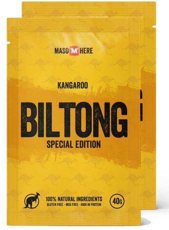 Maso Here kangoeroe kangaroo biltong