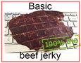 Basic beef jerky 500 gram.