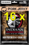 16 x Indiana pork jerky 90 gram