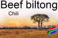 South African style beef biltong Chili 250 gram 