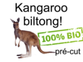 Kangaroo biltong 300 gram pre-cut