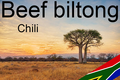South African style beef biltong Chilli 250 gram 