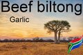 South African style beef biltong Garlic 250 gram
