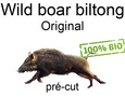 Wild zwijn biltong original 300 gram  gesneden