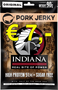Indiana pork jerky 90 gram zak met waterschade